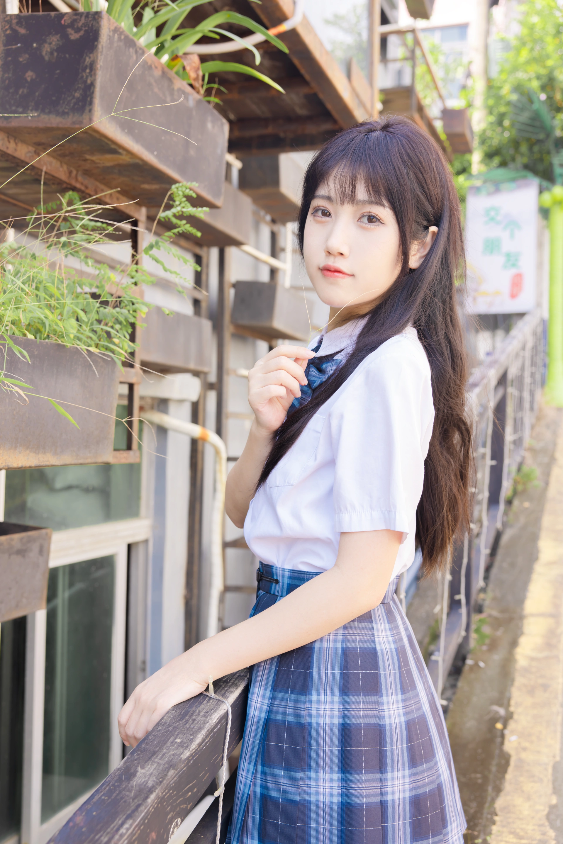 不呆猫 – NO.063 泳衣jk学妹 1